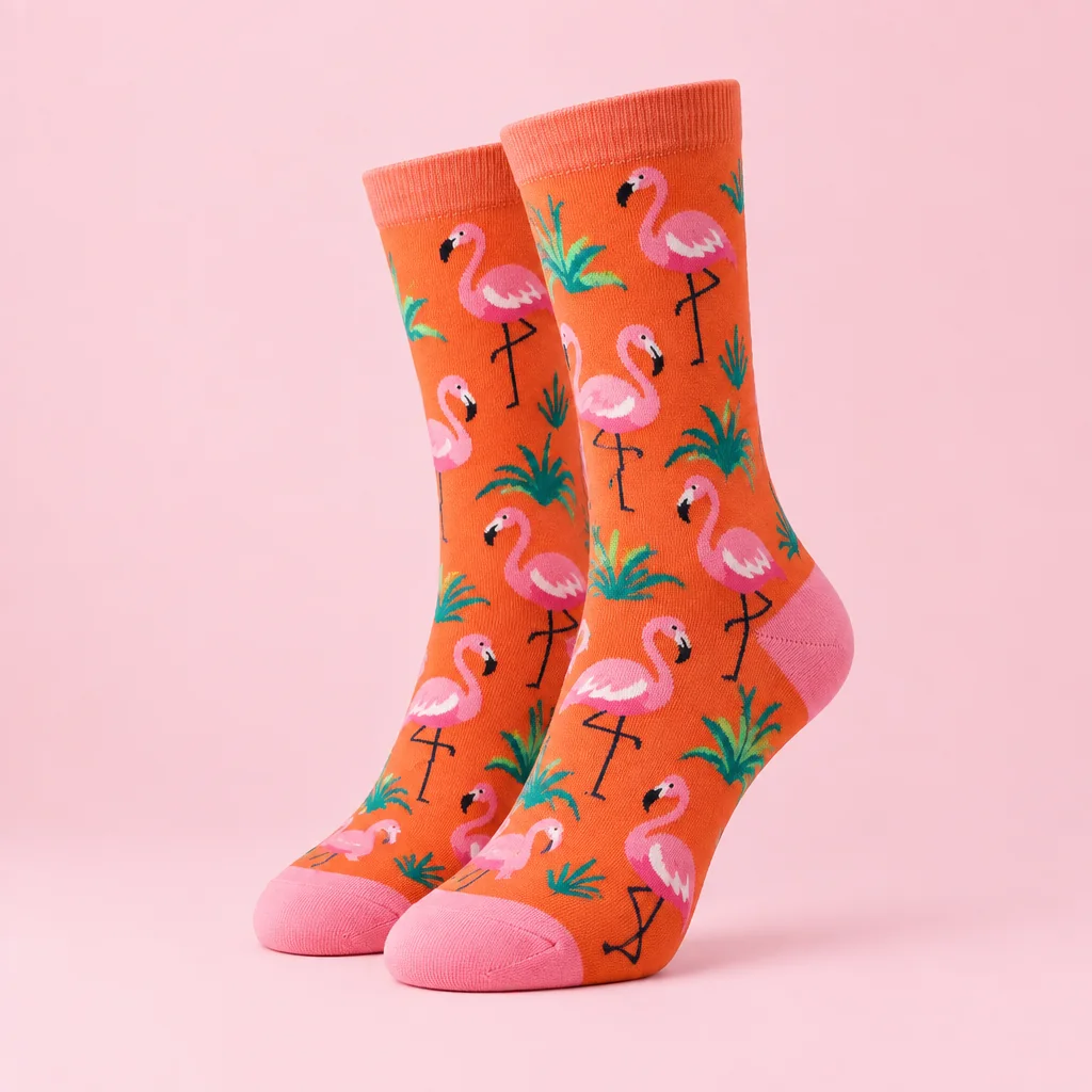 Flamingo Party Socks